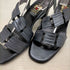 ミハマ MIHAMA レザーストラップサンダル レディース 24 1/2