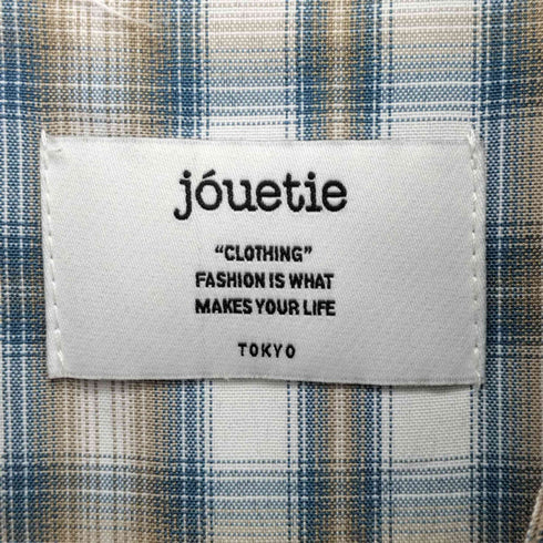 ジュエティ jouetie チェック ボウタイ ショートスリーブシャツ レディース JPN:M