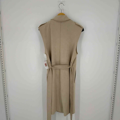 ザラ ZARA スエードタッチロングベスト レディース import:M