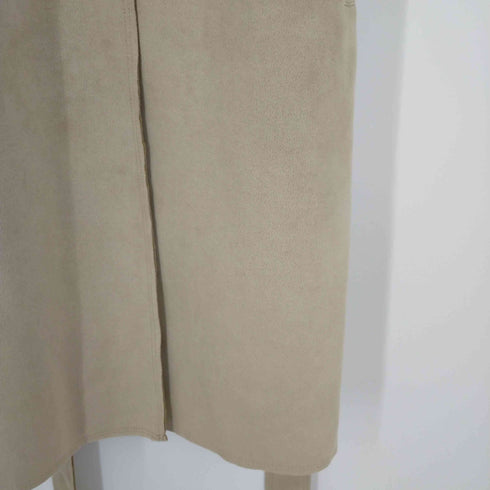 ザラ ZARA スエードタッチロングベスト レディース import:M