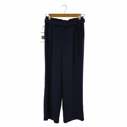 ユナイテッドアローズグリーンレーベルリラクシング UNITED ARROWS green label relaxing スフレット ベルト ワイド パンツ レディース JPN:40