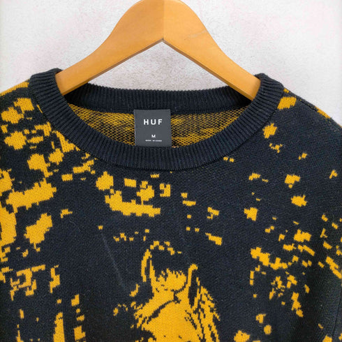 ハフ HUF 24SS ×JAIME MUNOZ NO.5 HORSE CREWNECK SWEATER メンズ import:M