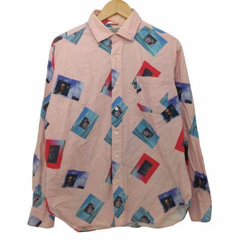 シーイー C.E 総柄 レギュラーカラー ロングスリーブシャツ メンズ import:L