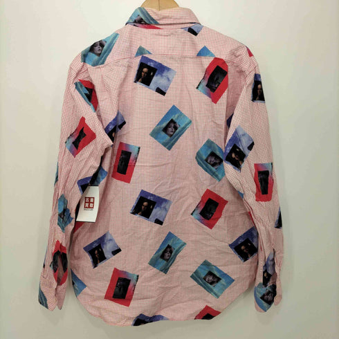 シーイー C.E 総柄 レギュラーカラー ロングスリーブシャツ メンズ import:L