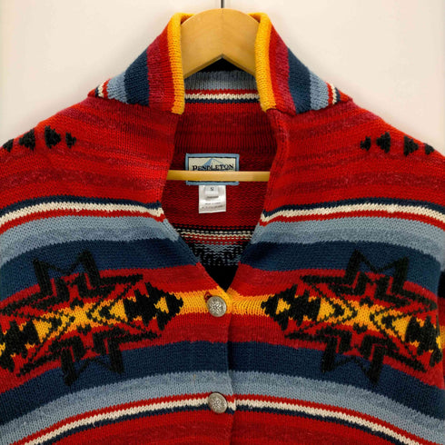 ペンドルトン PENDLETON ネイティブ柄 コンチョボタン ショールカラーカーディガン メンズ JPN:S