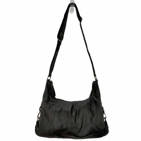 アニエスベー agnes b. スタッズカウレザーショルダーバッグ レディース ONE SIZE