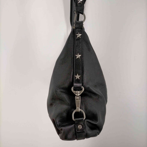 アニエスベー agnes b. スタッズカウレザーショルダーバッグ レディース ONE SIZE