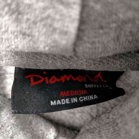 ダイアモンドサプライ DiamondSUPRLLY 刺しゅうプルオーバーフーディー メンズ JPN:M