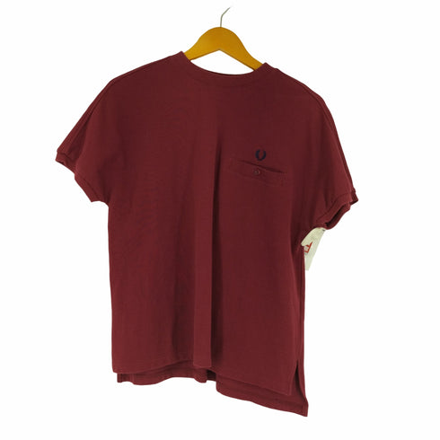 フレッドペリー FRED PERRY 胸ポケット 刺繍ロゴクルーネックTシャツ レディース EUR38