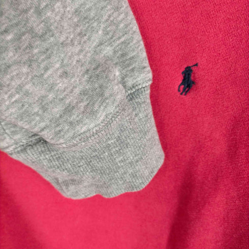 ラルフローレン RALPH LAUREN ポニー刺しゅうバイカラークルーネックスウェット レディース JPN:L