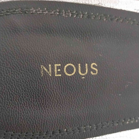 NEOUS Silver Tanev Sandals Tストラップ ヒールサンダル レディース 391/2