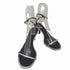 NEOUS Silver Tanev Sandals Tストラップ ヒールサンダル レディース 391/2