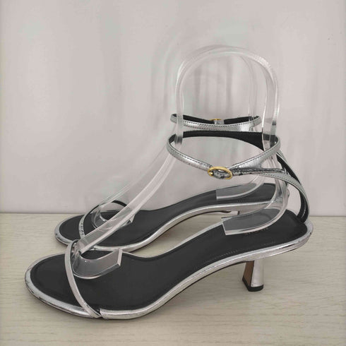 NEOUS Silver Tanev Sandals Tストラップ ヒールサンダル レディース 391/2