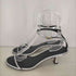 NEOUS Silver Tanev Sandals Tストラップ ヒールサンダル レディース 391/2