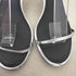NEOUS Silver Tanev Sandals Tストラップ ヒールサンダル レディース 391/2