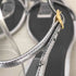 NEOUS Silver Tanev Sandals Tストラップ ヒールサンダル レディース 391/2