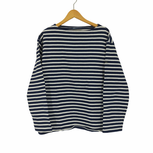 セントジェームス SAINT JAMES フランス製 ボーダー L/S バスクシャツ メンズ import:L