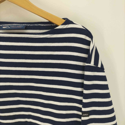 セントジェームス SAINT JAMES フランス製 ボーダー L/S バスクシャツ メンズ import:L