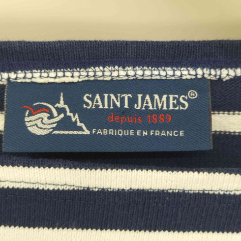 セントジェームス SAINT JAMES フランス製 ボーダー L/S バスクシャツ メンズ import:L