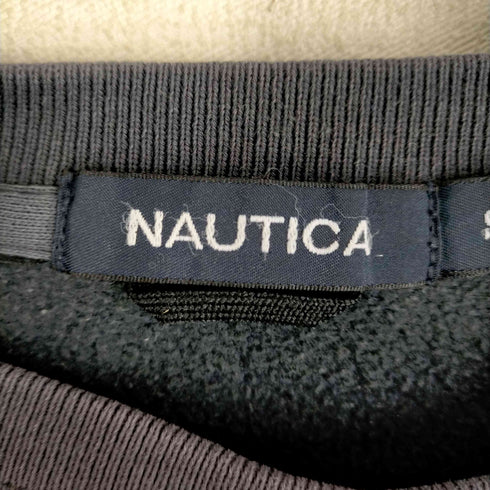 ノーティカ NAUTICA ロゴ刺しゅうクルーネックスウェット メンズ JPN:S
