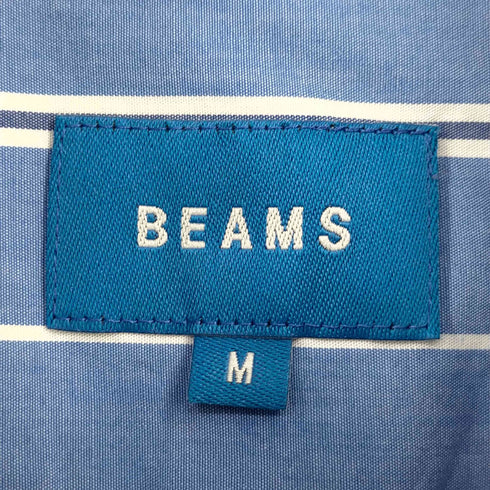 ビームス BEAMS ルーズフィット ストライプ ショートスリーブ シャツ メンズ import:M