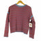 ビームスボーイ BEAMS BOY 22AW 7ゲージ ボーダー クルーネック ニット レディース