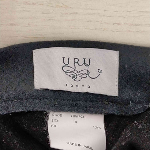 ウル URU 22AW WOOL PONCH-5POCKET PANTS メンズ JPN:3