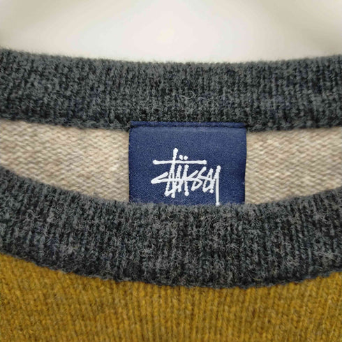 ステューシー Stussy ウールボーダーニット メンズ JPN:M