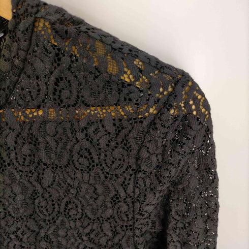 ザラ ZARA レースプリーツワンピース レディース import:M