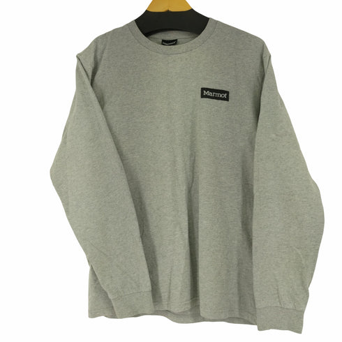 マーモット MARMOT フロントロゴ 霜降り L/S カットソー メンズ JPN:XL