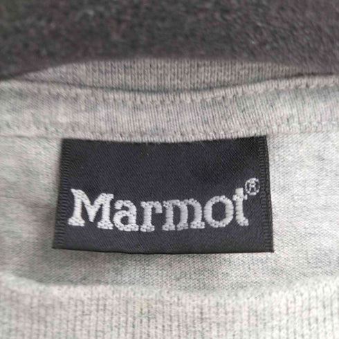 マーモット MARMOT フロントロゴ 霜降り L/S カットソー メンズ JPN:XL