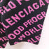 バレンシアガ BALENCIAGA X WORLD FOOD PROGRAMME LOGO SWEATER ロゴ総柄クルーネックオーバーサイズニット レディース import:L