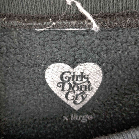 ガールズドントクライ Girls Don’t Cry 18AW Crewneck Sweatshirt ロゴプリントクルーネックスウェット メンズ JPN:XL