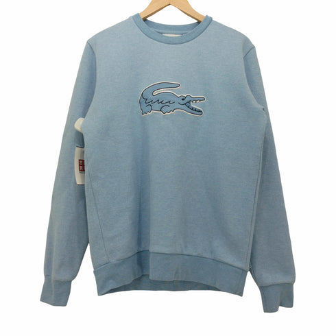 ラコステ LACOSTE ワニロゴステッチダブルフェイススクルーネックスウェット メンズ import:XS