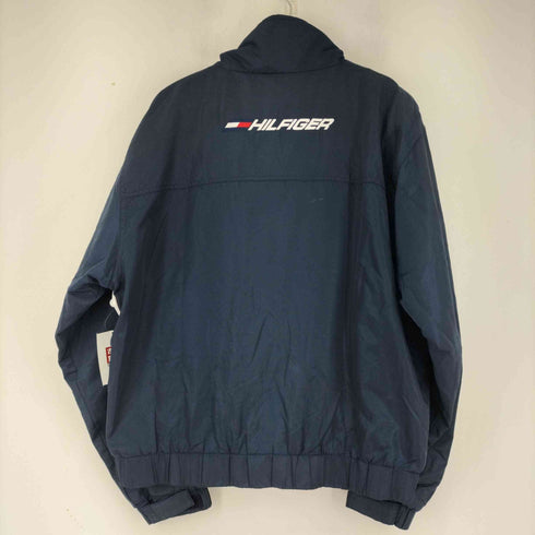 トミーヒルフィガー TOMMY HILFIGER 90s HILFIGER ATHLETICS 裏地フリース ハイネックナイロンブルゾン メンズ import:L