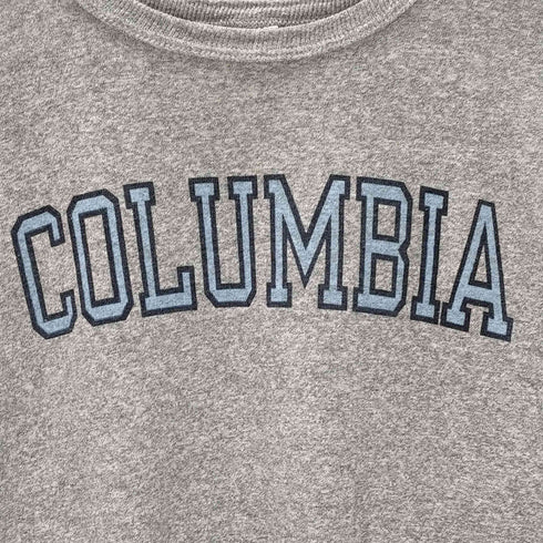 チャンピオン Champion 80s トリコタグ USA製 霜降り COLUMBIA 染み込み カレッジプリント 目有り 半袖Tシャツ メンズ import:XL