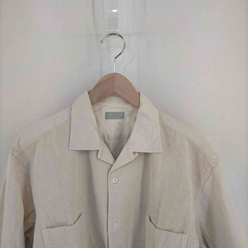 コムデギャルソンオム COMME des GARCONS HOMME 80S~90s 銀タグ コーデュロイ切替え オープンカラーシャツ メンズ
