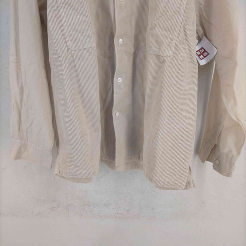 コムデギャルソンオム COMME des GARCONS HOMME 80S~90s 銀タグ コーデュロイ切替え オープンカラーシャツ メンズ