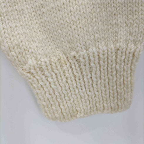 ボーンズ BONES ニュージーランド製 ハンドメイドニット シープ刺繍 メンズ