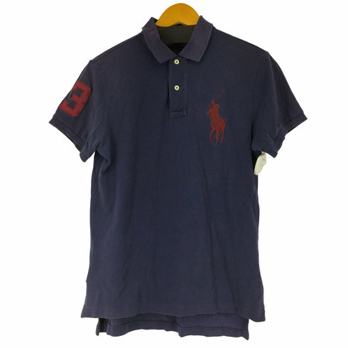 ポロバイラルフローレン Polo by RALPH LAUREN ビッグポニー刺繍 S/S ポロシャツ メンズ import:M
