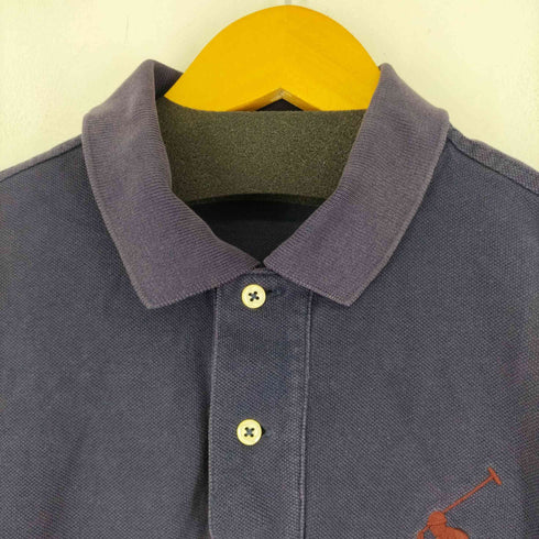 ポロバイラルフローレン Polo by RALPH LAUREN ビッグポニー刺繍 S/S ポロシャツ メンズ import:M