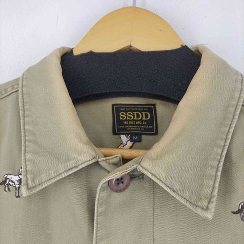 ファクト FUCT・SSDD 刺繍デザイン ヘリンボーンファティーグジャケット メンズ JPN:M