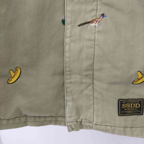 ファクト FUCT・SSDD 刺繍デザイン ヘリンボーンファティーグジャケット メンズ JPN:M