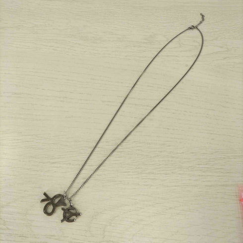 オーワイ OY WEAVE LOGO DOUBLE NECKLACE ウェーブロゴ ダブルネックレス メンズ