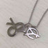 オーワイ OY WEAVE LOGO DOUBLE NECKLACE ウェーブロゴ ダブルネックレス メンズ