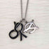 オーワイ OY WEAVE LOGO DOUBLE NECKLACE ウェーブロゴ ダブルネックレス メンズ