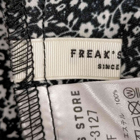 フリークスストア FREAKS STORE 花柄 バンドカラーブラウス レディース FREE