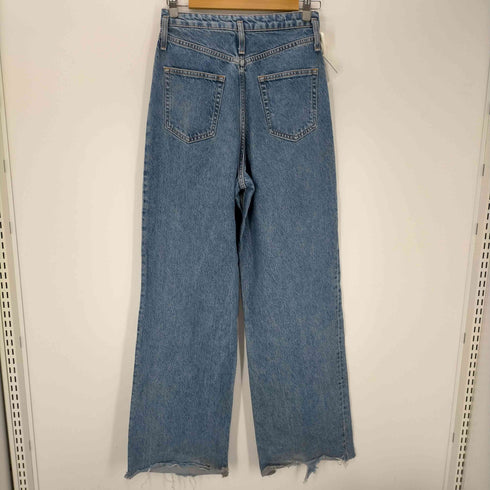 ザラ ZARA ハイウェスト2タックワイドデニムパンツ レディース JPN:36