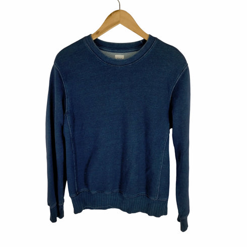 ギャップ Gap インディゴ染 クルーネックスウェット メンズ JPN:S