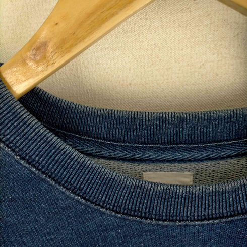 ギャップ Gap インディゴ染 クルーネックスウェット メンズ JPN:S